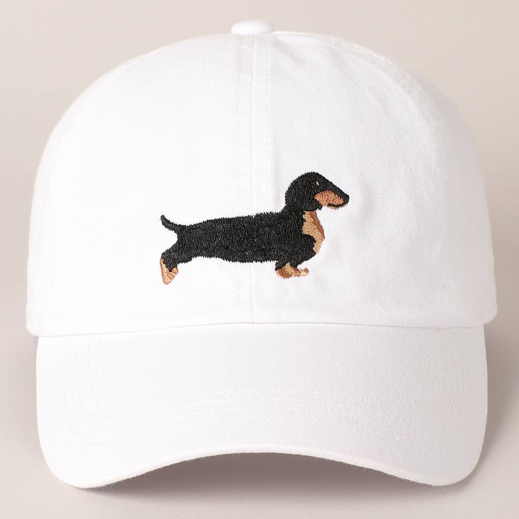 Dachshund Embroidered Hat