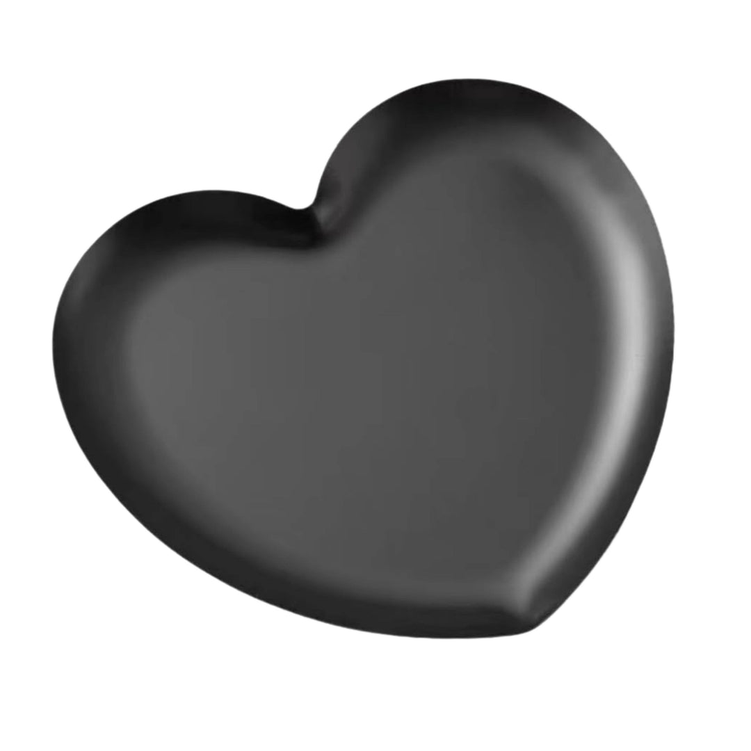 Black Heart Steel Trinket Tray