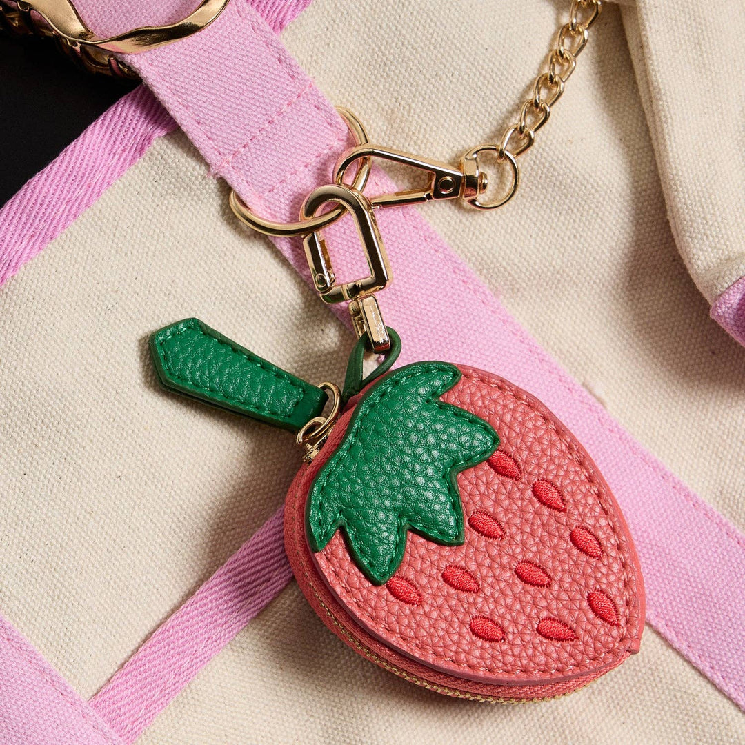 Strawberry Leather Charm