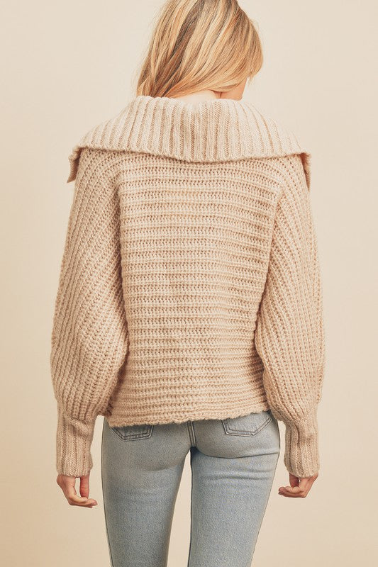 Coastal Collared Sweater