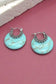 Small Stone Hoop Earrings