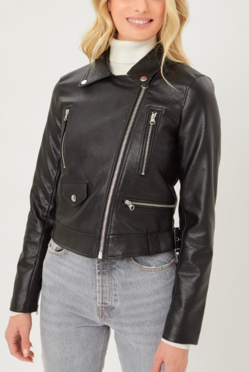 Betty Vegan Leather Jacket