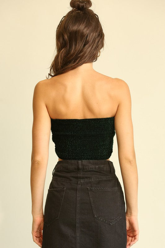 Isabella Sequin Crop Top