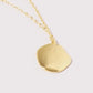 Gold Plated Floral Pendant Necklace